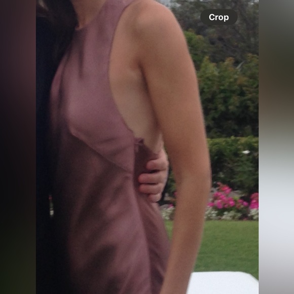 Ralph Lauren purple label mauve silk gown - Picture 2 of 5